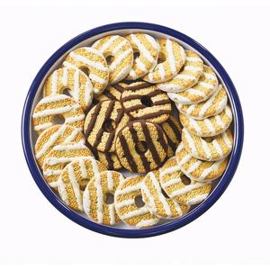 Cal-Mil 3477-15 9.5in Dia. x 1.25"H White Melamine Serving Tray - 3 Each 