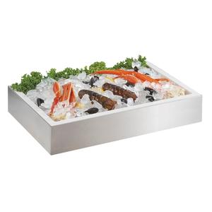 Cal-Mil 4120-TRAY 24" x 16" x 4.5"H Silver Ice Display Tray