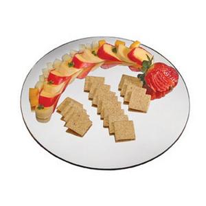 Cal-Mil 414-12 Gourmet 12in Dia. x 0.25"H Acrylic Display Mirror Tray-6 Each 