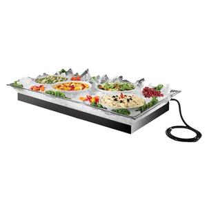 Cal-Mil 987-12 48in x 24in x 5.5"H Acrylic Ice Display Tray 