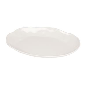 Cal-Mil 22306-912-103 Marin 12" x 9" Ivory Melamie Oval Platter - 6 Each