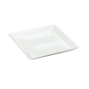 Cal-Mil PP252 11.8inx 11.8in x 1.25"H Bright White Porcelain Platter- 3 Each 