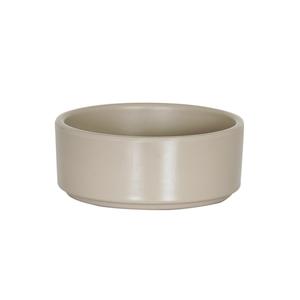 Cal-Mil 22027-125 Hudson 4" Dia. x 1.5" Taupe Melamine Ramekin - 6 Each
