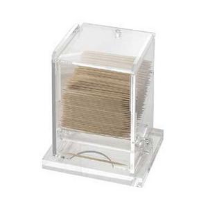 Cal-Mil 295 Classic 3.75in x 3.25in Clear Acrylic Toothpick Dispenser 