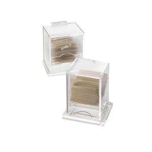 Cal-Mil 304 Classic 4.5in x 3.5in Clear Acrylic Toothpick Dispenser 