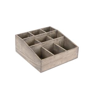 Cal-Mil 1714-110 Aspen 12in x 12in (9) Section Condiment Holder 