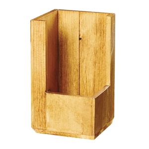 Cal-Mil 22111-99 Madera Rustic Pine Stackable Cups/Lids Holder - 3 Each 