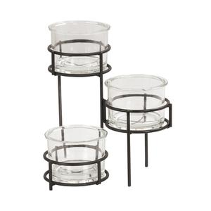 Cal-Mil 22604-32-13 Madison 11in x 11in x 12.25"H 3-Tier Condiment Organizer 