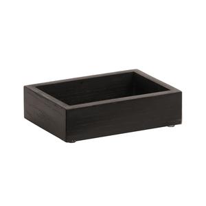 Cal-Mil 3932-87 Cinderwood 7.5" x 5.5" x 6.5"H Condiment Organizer