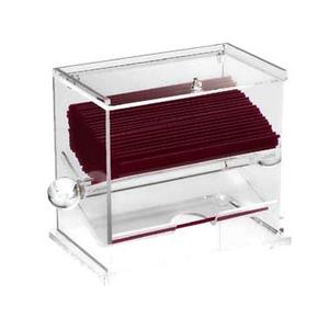 Cal-Mil 1311 Classic 6" x 3.5" Clear Acrylic Stir-Stick Dispenser