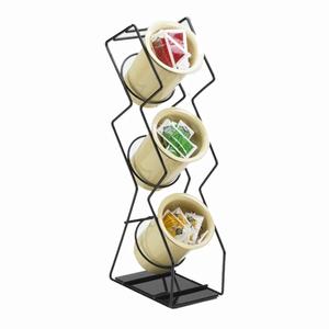 Cal-Mil 1025-3-39 Space-Saver 4.75in X 8in x 20"H Silver Flatware Display 
