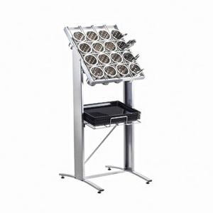 Cal-Mil 2002-74 20.75in x 24in Silver Flatware & Tray Display 