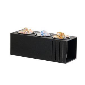 Cal-Mil 28509-13 Classic 16in x 5.75in x 6"H Slotted Flatware Display 