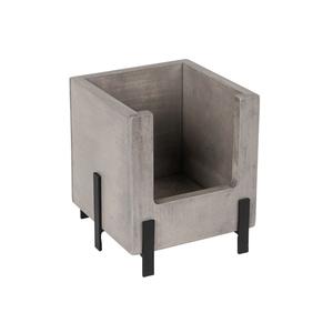 Cal-Mil 22407-6-110 Aspen 6in x 6in Gray-Washed Pine Wood Stacking Bin 