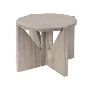 Cal-Mil 22408-5-110 Aspen 8in x 8in Gray-Washed Pine Wood Stacking Bin 