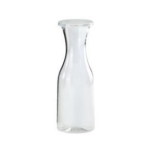 Cal-Mil 438 Clear Polycarbonate 1 Liter Carafe w/ Lid - 6 Each