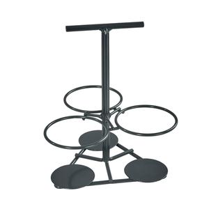 Cal-Mil 22443 8.5in x 8.5in Heritage 3-Tier Cylinder Display Stand 