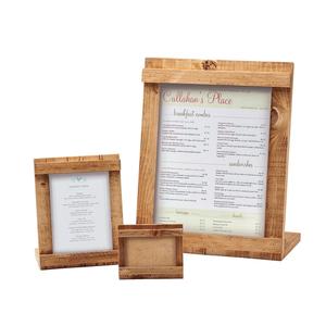 Cal-Mil 3483-23-99 Madera 3.5in x 2"H Rustic Pine Card Holder - 6 Each 