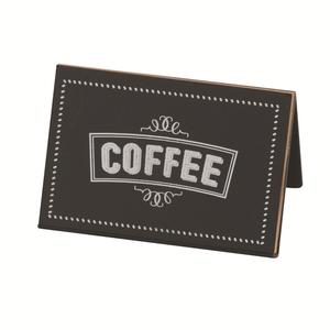 Cal-Mil 3047-1 3" x 2" x 2"H Countertop "Coffee" Beverage Sign - 1 Doz