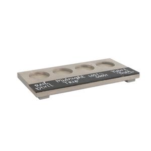 Cal-Mil 2063-110 Aspen 6in x 12in Beer Tasting Board - 6 Each 