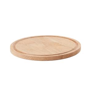 Cal-Mil 3496-15-21 15" Dia. x 1"H White Oak Serving Board - 3 Each
