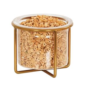 Cal-Mil 23822-8-12 Classic 8.25" Dia. x 2.5"H Clear Cereal Jar