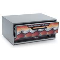 Nemco Stainless Moist Heat Hot Dog Food Warmer 32 Bun Capacity - 8027-BW 
