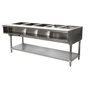 Advance Tabco WB-5G-LP-X (5) Sealed Well Water Bath Hot Food Table - LP