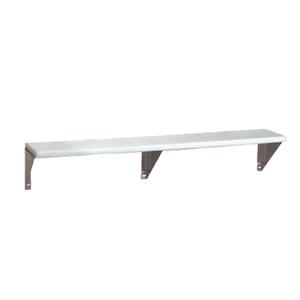 Advance Tabco TCB-5-12 77-3/4"W Shelf with 12"D White Poly Cutting Board