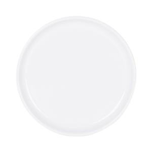 GET B190080-W Monet 8" Dia. White Melamine Plate - 6 Each