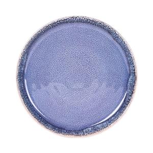 GET B190080-IB Monet 8" Dia. Indigo Blue Melamine Plate - 6 Each