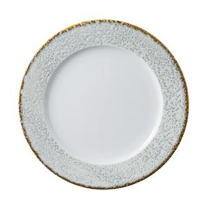Yanco China IB-111 Iris Blue Porcelain 11.25" dia. Dinner Plate - 1 Dozen