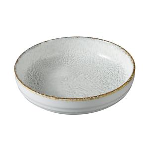 Yanco China IB-507 Iris Blue Porcelain 25 oz. 7.25" dia. Shallow Bowl - 2 Doz