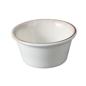Yanco China LE-303 Legna White & Brown Porcelain 3oz. 3.1"dia. Sauce Dish-4 Doz