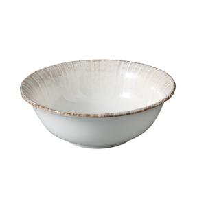 Yanco China LE-306 Legna White & Brown Porcelain 18 oz. Salad Bowl - 2 Doz