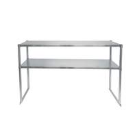 Atosa SOD1467B 67in x 14in x 47in Stainless Steel Adjustable Double Overshelf 