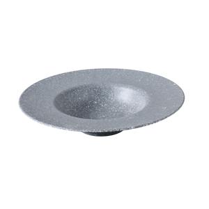 Yanco China ST-511 Stone Art Gray Melamine 20 oz 11.5" dia. Soup Bowl - 1 Doz