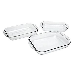 Anchor Hocking 91079L20 Essentials Glass Bakeware Bundle - 3 Pieces 