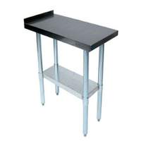 John Boos EFT8-3024-X 24" x 30" S/s Filler Table 1.5" Riser Galvanized Undershelf