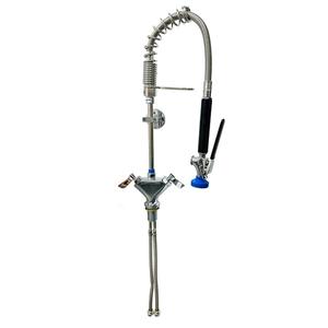 Fisher 70110 Deck-Mount Spring Mini Pre-Rinse Assembly with 10in Riser 