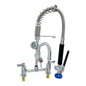 Fisher 70260 8in Deck-Mount Mini Pre-Rinse Unit with 12in Add-On Faucet 
