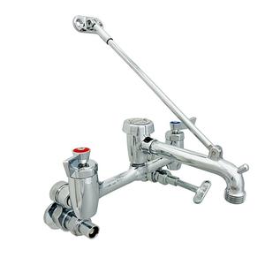 Fisher 82610 8in Wall-Mount Service Sink Faucet with Long Spout 