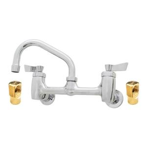 Fisher 84820 8in Backsplash Faucet with 12in Swing Spout & Close Elbows 