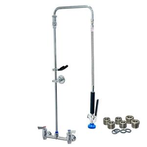 Fisher 90460 8in Backsplash Swivel Pre-Rinse Unit with EZ-Install Adapters 