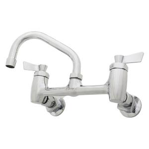 Fisher 91020 8in Wall-Mount Lever-Handle Faucet with 16in Swing Spout 