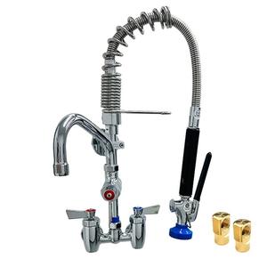 Fisher 95480 4in Backsplash Spring-Action Pre-Rinse with 6in Add-On Faucet 