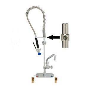 Fisher 99449 8in Backsplash Spring-Action Pre-Rinse with 14in Swing Spout 