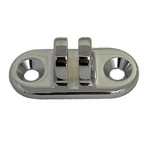 Fisher 8250-2300 Polished Chrome-Plated Wall Brace Flange
