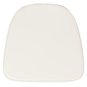Flash Furniture BH-IVORY-GG 16"W x 15.5"D Soft Ivory Fabric Chiavari Chair Cushion 