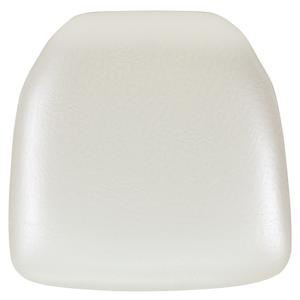 Flash Furniture BH-IVORY-HARD-VYL-GG 15.5"W x 15.5"D Hard Ivory Vinyl Chiavari Chair Cushion